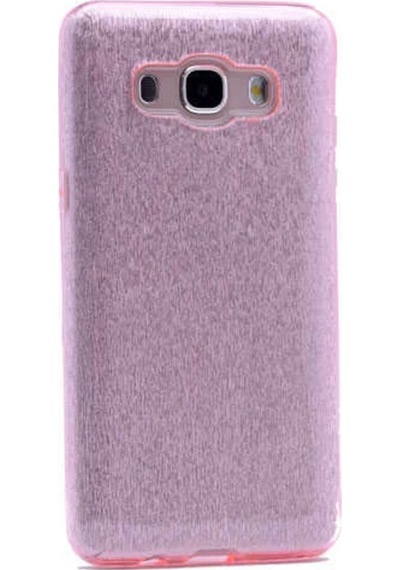 Samsung Uyumlu Galaxy J5 2016 Kılıf Zore Shining Silikon Rose Gold