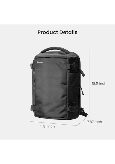 Tomtoc 28-40 L Seyahat Sırt Çantası, Tsa Uygun, El Bagajı, Sırt Ç Diğer