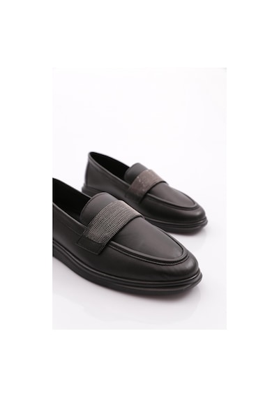 Dgn 981s Kadin Şeritli Loafer Ayakkabi 981S-2-R2119 Siyah