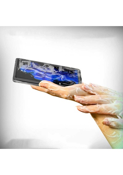 Samsung Galaxy Uyumlu S22 Ultra Kılıf 360 Su Geçirmez 1-1 Silikon Kapak