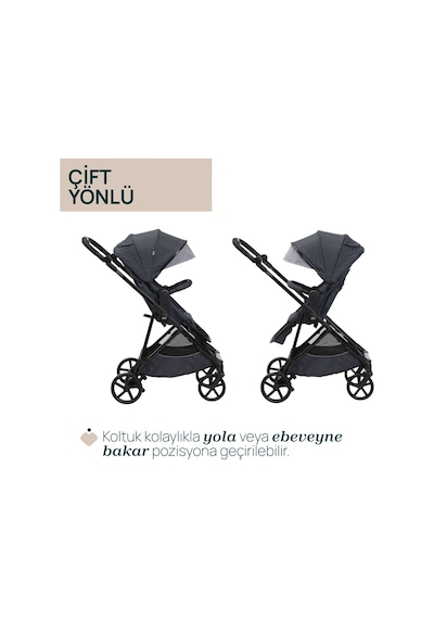 Chicco Seety Bebek Arabası Boston Grey 04087097530000