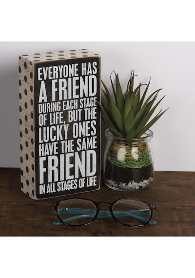 Friend Tüm Fazlı Der Life Box Sign