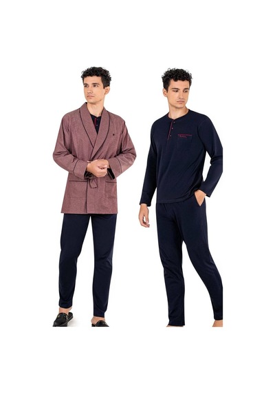 Pierre Cardin Erkek 3'lü Kısa Röpteşambır Set 001