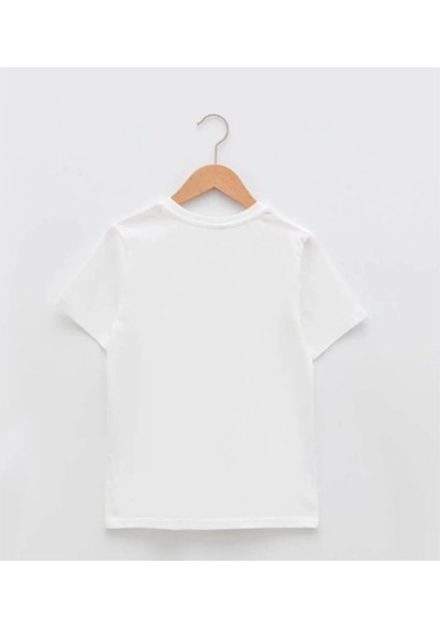 Erkek Çocuk Beyaz T-Shirt