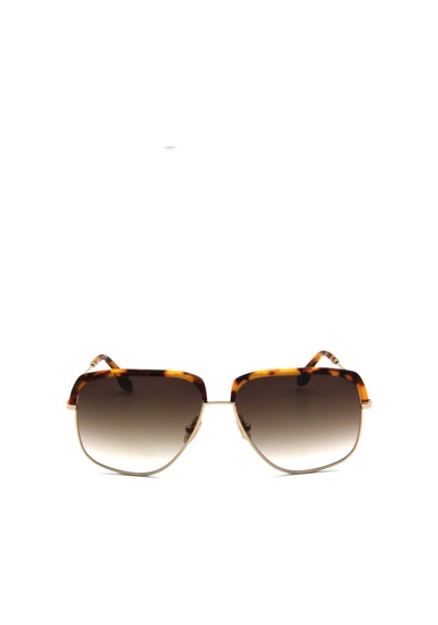 Victoria Beckham Vb 201s 716 Unısex Güneş Gözlüğü Altın