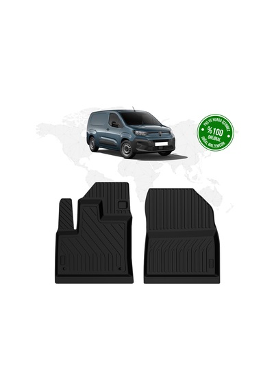Citroen Berlingo Panelvan 4d Havuzlu Paspas Ön İki Parça 2024 Model Ve Sonrası