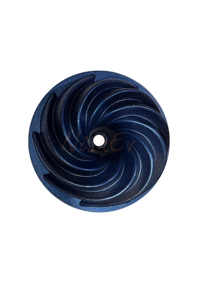 Hanımeli Premium Döküm Kek Turta Kalıbı Mavi 26 Cm Renkli