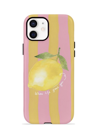 Apple iPhone Uyumlu 11 Vorian Çift Katmanlı Magsafe Kılıf Pink Lemon Muse