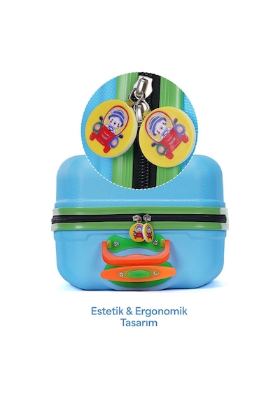 Wexta WX-411 Disney Serisi Erkek Çocuk Valizi - Mavi