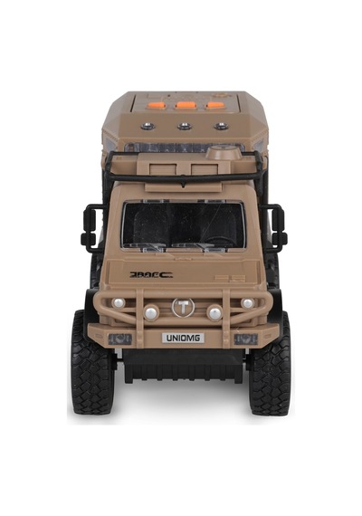 Vardem Kutulu Sürtmeli Işıklı Müzikli Off-road Lüks Araba - Kahverengi