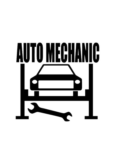 Auto Mechanic Kaliteli Kaliteli Sticker 12 X 12 Cm