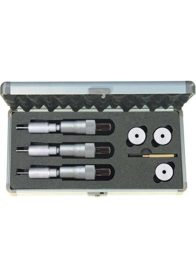 Fett 20-50mm Pld Mekanik Üç Nokta Temaslı Mikrometre Seti