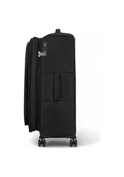 American Tourister Siyah Erkek Çekçekli Kumaş Valiz Cloudrıder-spınner L Exp Tsa