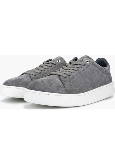 Valmenti Erkek Hakiki Deri Gri Sneakers & Spor Ayakkabı 04 4411 Erk Ayk Y26 Grı Suet