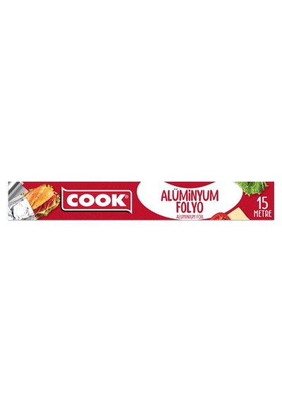 Cook Alüminyum Folyo 15 M - 8 Adet Tarı