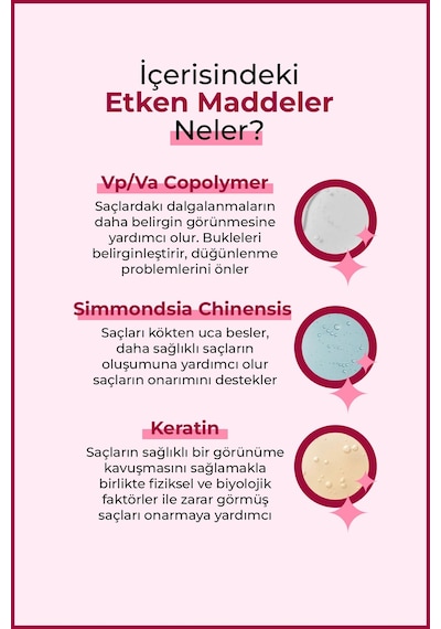 Kıvırcık Ve Dalgalı Saçlar İçin Saç Bakım Maskesi 250 Ml Bukle Belirginleştirici