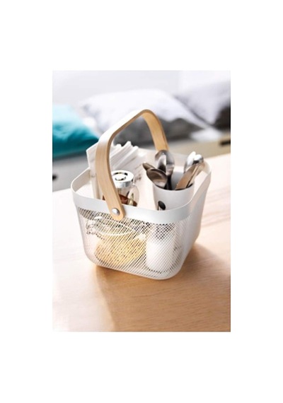 Ikea Risatorp Tel Sepet Beyaz 902.816.18 Boyut 9 ¾x10 ¼x7