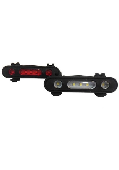 Zozo 7013 Usb Bağlantılı Ön Arka Far Siyah