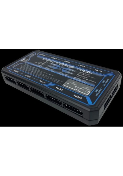 Rampage Coolwınd F1 3x12cm Argb Fan Kontrolcü Hub+ Kumandalı Siyah Kasa Fan Kiti