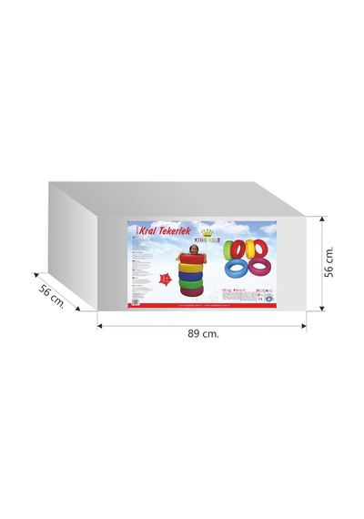King Kids Kral Tekerlek 5'li 5 Renk Çok Renkli