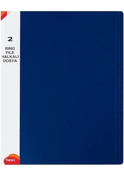 Noki 2 Halkalı Dosya A4 Mavi Rb512-130 Çok Renkli