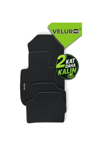 Velurpro Bmw 5 Seri F10 2010-2013 Araca Özel Velur Halı Paspas