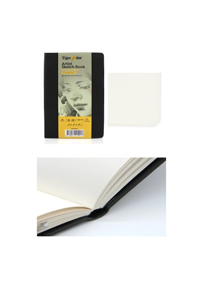 Eskiz Defteri 140gr 80 Yp A5 Siyah Cretacolor 6'lı Aquarell-dereceli Kalem Set
