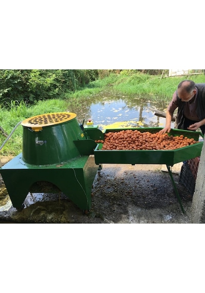 Kadıoğlu 180ed Devir Ayarlı Sehpalı Ceviz Soyma Makinesi 190 Litre 110-130 Kg