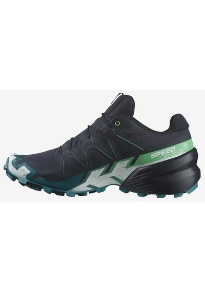 Salomon 474653 Speedcross 6 Carbon/tahitian Tide/white Erkek Outdoor Ayakkabı 001
