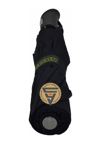 Bsm April A-216G Unisex Tam Otomatik  Şemsiye Siyah
