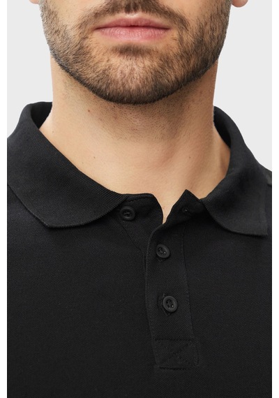 Guess Thor Regular Fit Düğmeli Erkek Polo Z6yp03k4967 Polo Z6yp03 K4967 Jblk Siyah