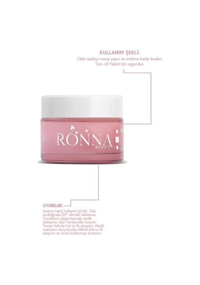 Ronna Beauty Moisturizing Nemlendirici ve Onarıcı Cilt Bakım Kremi 50 ML