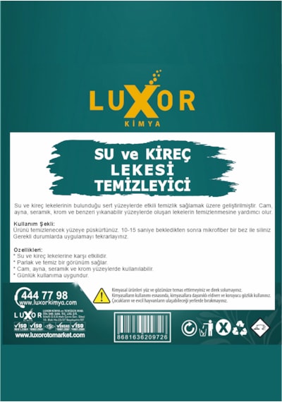 Luxor Kimya Su Ve Kireç Lekesi Temizleyici 200 Ml Diğer