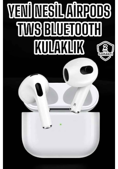 3.nesil Tws Bluetooth Kulaklık Mikrofonlu Anc Özelliği Dokunmatik Kontrol -