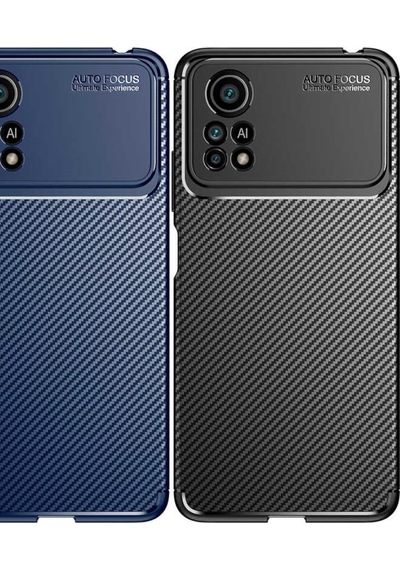 Xiaomi Poco X4 Pro 5G Kilif Karbon Silikon Case Kapak 553324453