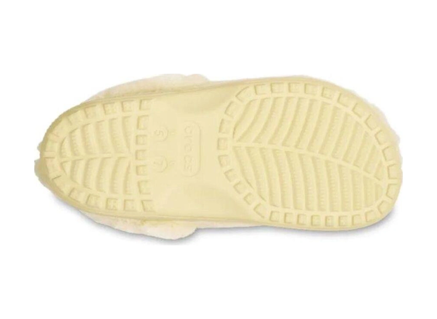 Crocs Classic Unfurgettable Clog Unisex Peluş Terlik 21116-108-10884 Ekru