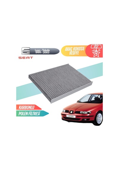 Seat Leon Toledo 1999-2003 Model Karbonlu Polen Filtresi