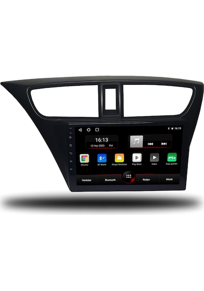 Redhat Honda Civic Hb Euro Android Carplay Multimedya 2013-2017 2gb Ram + 32gb Hafıza + 4 Çekirdek