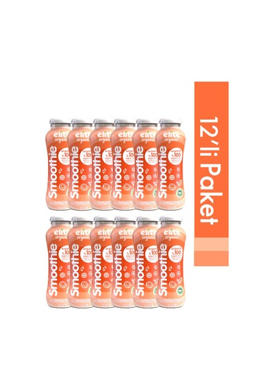 12'li Organik %100 Smoothie Turuncu 200 Ml