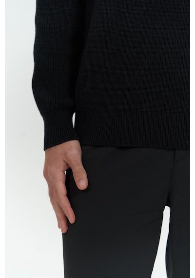 Mai Collection Mai Studios Co. Oberon Polo Yaka Yarım Fermuarlı Siyah Erkek Triko Kazak Siyah Mai Collection Mai Studios Co. Oberon Polo Yaka Yarım Fermuarlı Siyah Erkek Triko Kazak Siyah