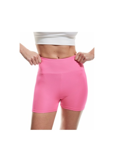 Koton Yüksek Bel Dar Kesim Spor Biker Tayt Pembe 5sak40074nk Gül Çok Renkli