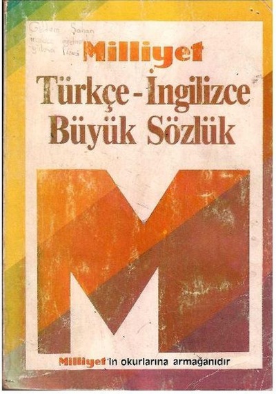 Milliyet Türkçe - İngilizce Büyük Sözlük