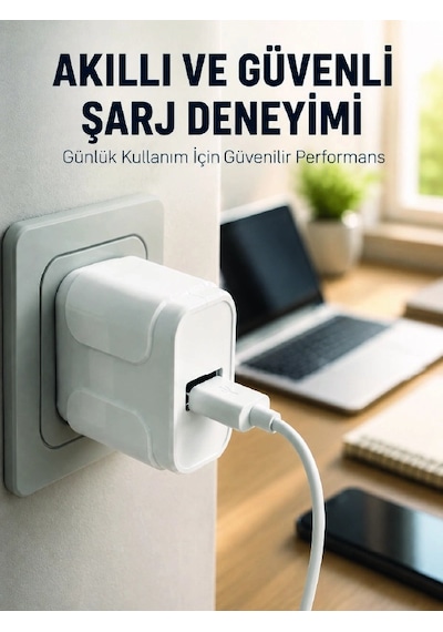 Pratik Ve Kompakt Tasarımlı 12w Usb Telefon Şarj Adaptörü