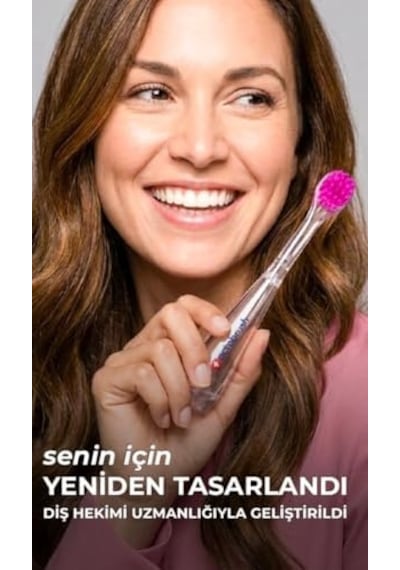 Octabrush Ultra Soft Diş Fırçası, Günlük Kullanım İçin Nazik Kıllı, Ağız Bakımı Açık Ahşap