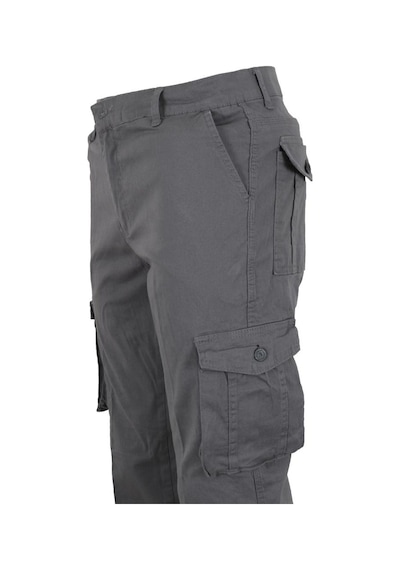 Modarar Erkek Keten Kargo Pantolon Gri Renk Rar01441