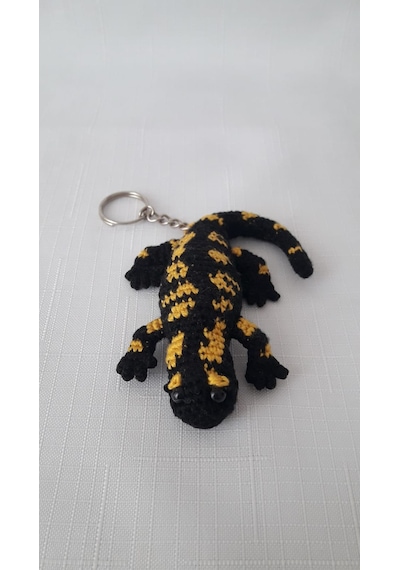 Amigurumi Semender Anahtarlık