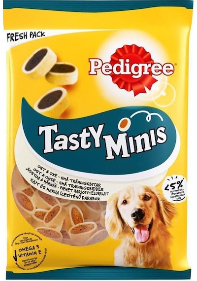 Pedigree Tasty Minis Sığır Etli ve Peynirli Köpek Ödül Maması 140 G