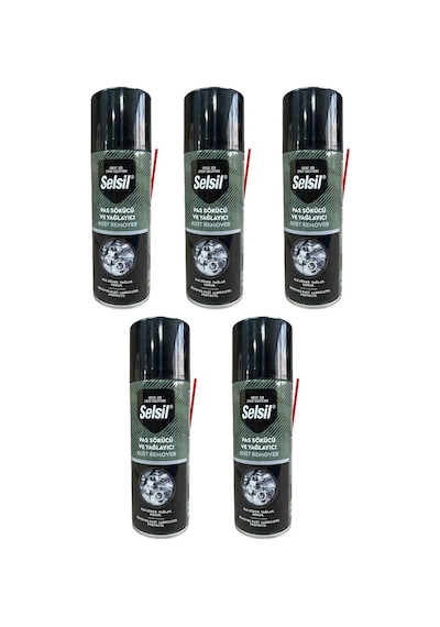 Selsil Pas Sökücü Ve Yağlayıcı 400 Ml 5 Adet