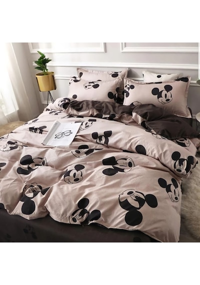 Always Ranforce Çift Kişilik Çift Taraflı  Nevresim Takımı çiftmickey