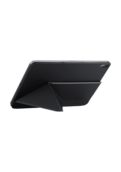 İpad Air 13 2025 M3 Uyumlu Pitaka Folio 3 Kalem Bölmeli Standlı Kılıf Siyah Kapaklı Kılıf